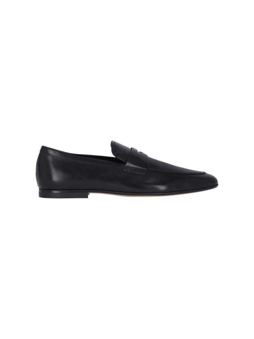 Tod's Pointed Toe Slip-On Loafers With Cut-Out Detail