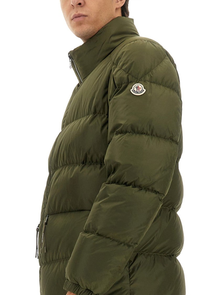 Moncler Tuileries High-Collar Quilted Down Jacket