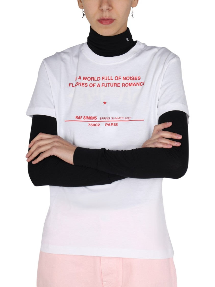 Raf Simons Graphic Logo Print T-Shirt
