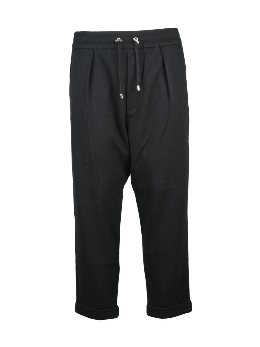 Balmain Tapered Leg Tracksuit Pants In Luxurious Wool-Cashmere Blend