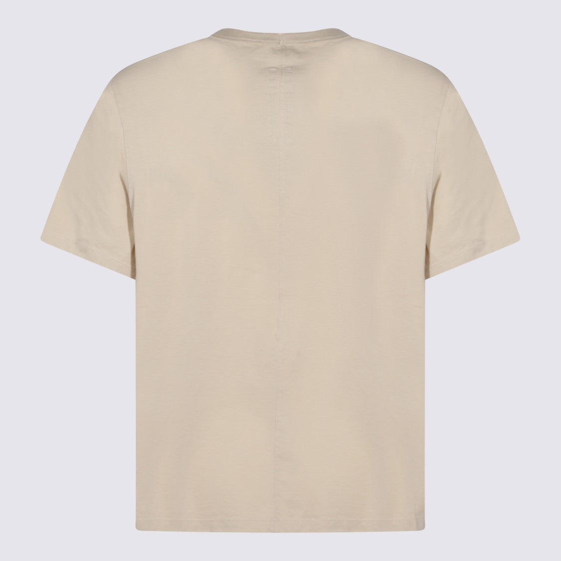 Rick Owens Sand Cotton Short-Sleeve Shirt