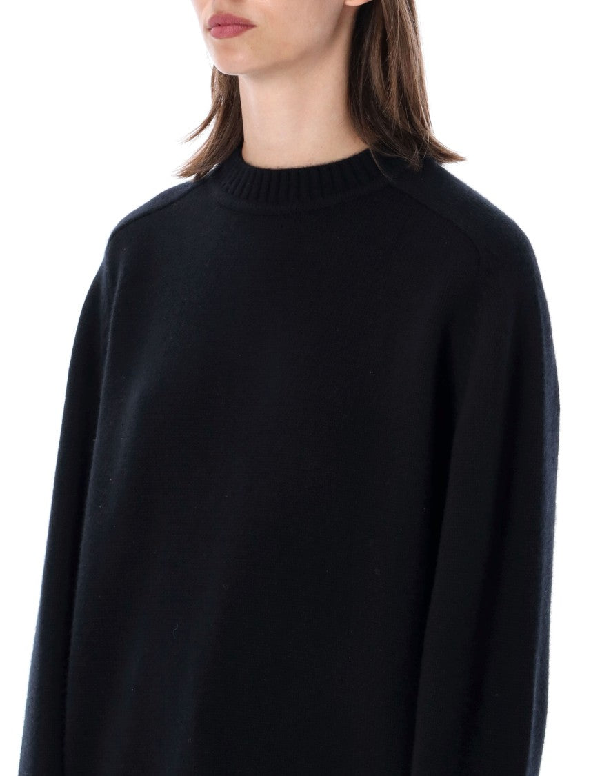 Extreme Cashmere Ordinary Saddle Sleeve Medium-Weight Cashmere Crewneck Sweater