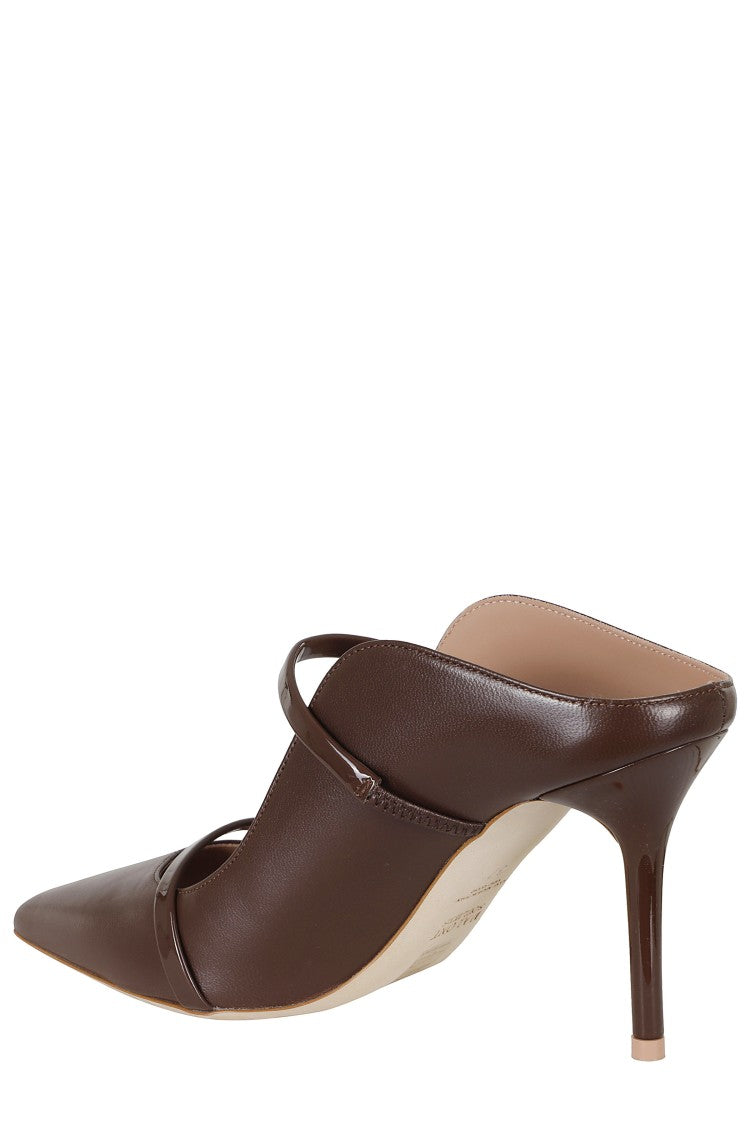 Malone Souliers Maureen 85 Double Strap Leather Mules