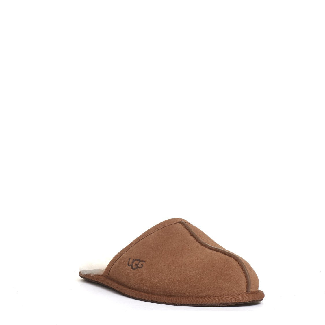 Ugg Biscuit Sheepskin Scuff Slipper With Plush Interior