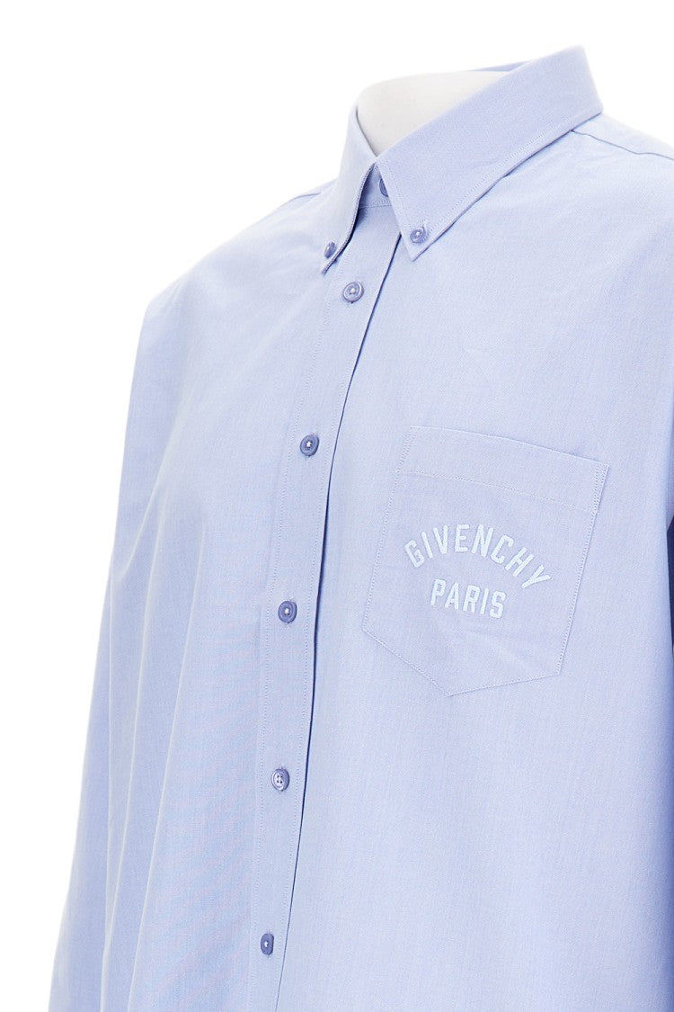 Givenchy Cotton Classic Shirt With Chest Pocket