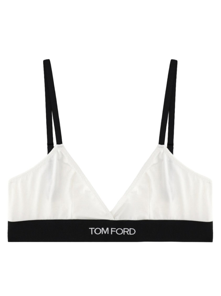 Tom Ford Minimalist Logo Modal-Blend Bralette