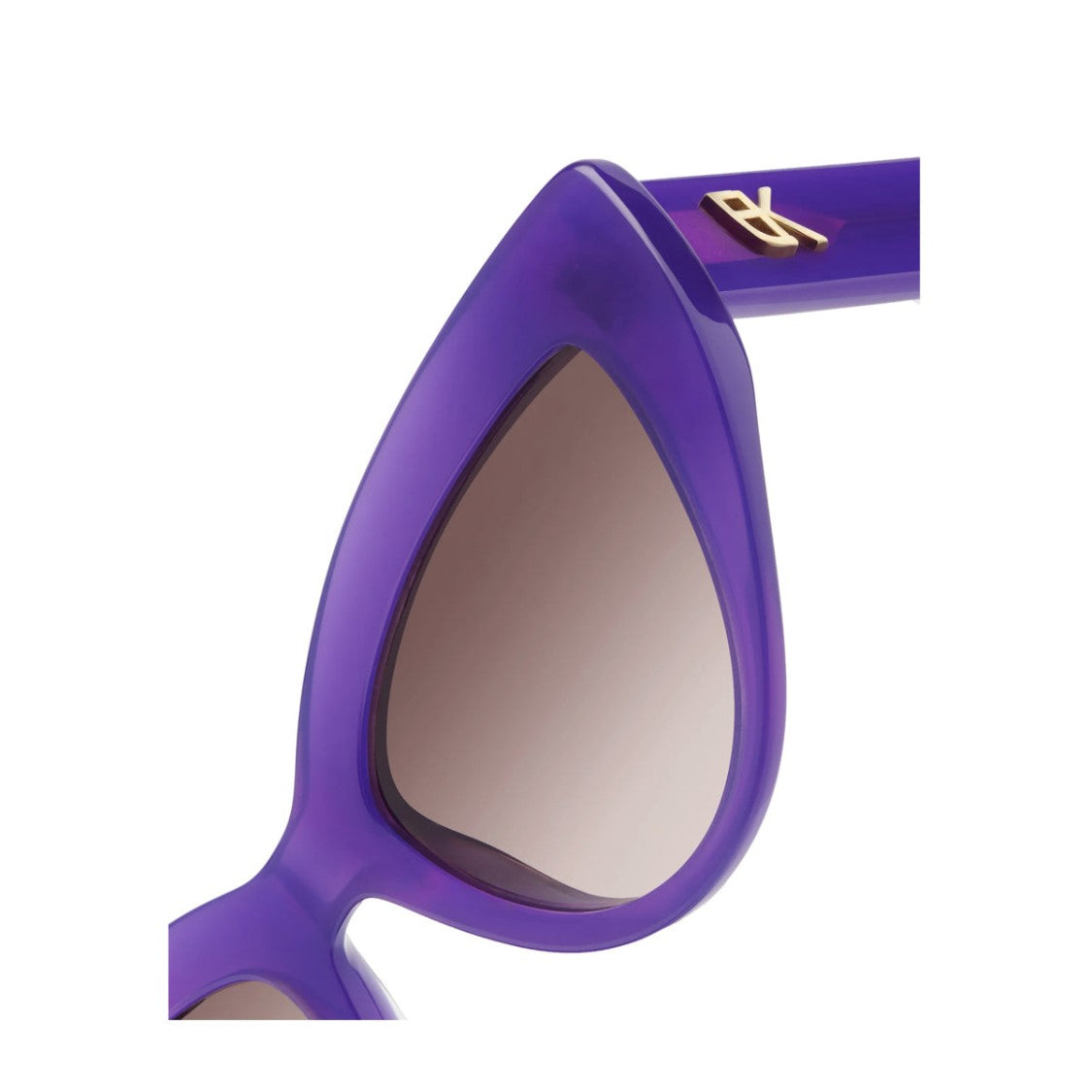 Emmanuelle Khanh Purple Cherry Cat-Eye Sunglasses