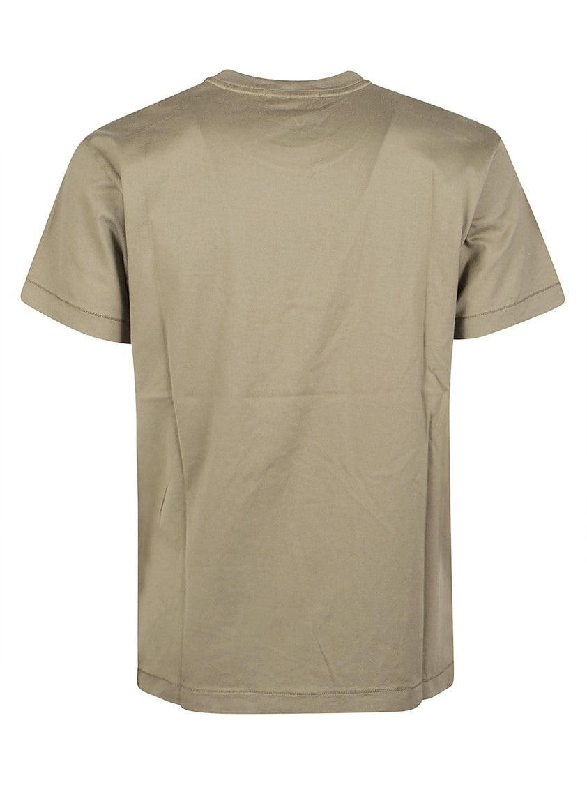 Stone Island Logo Short-Sleeve Crewneck Patch Cotton T-Shirt
