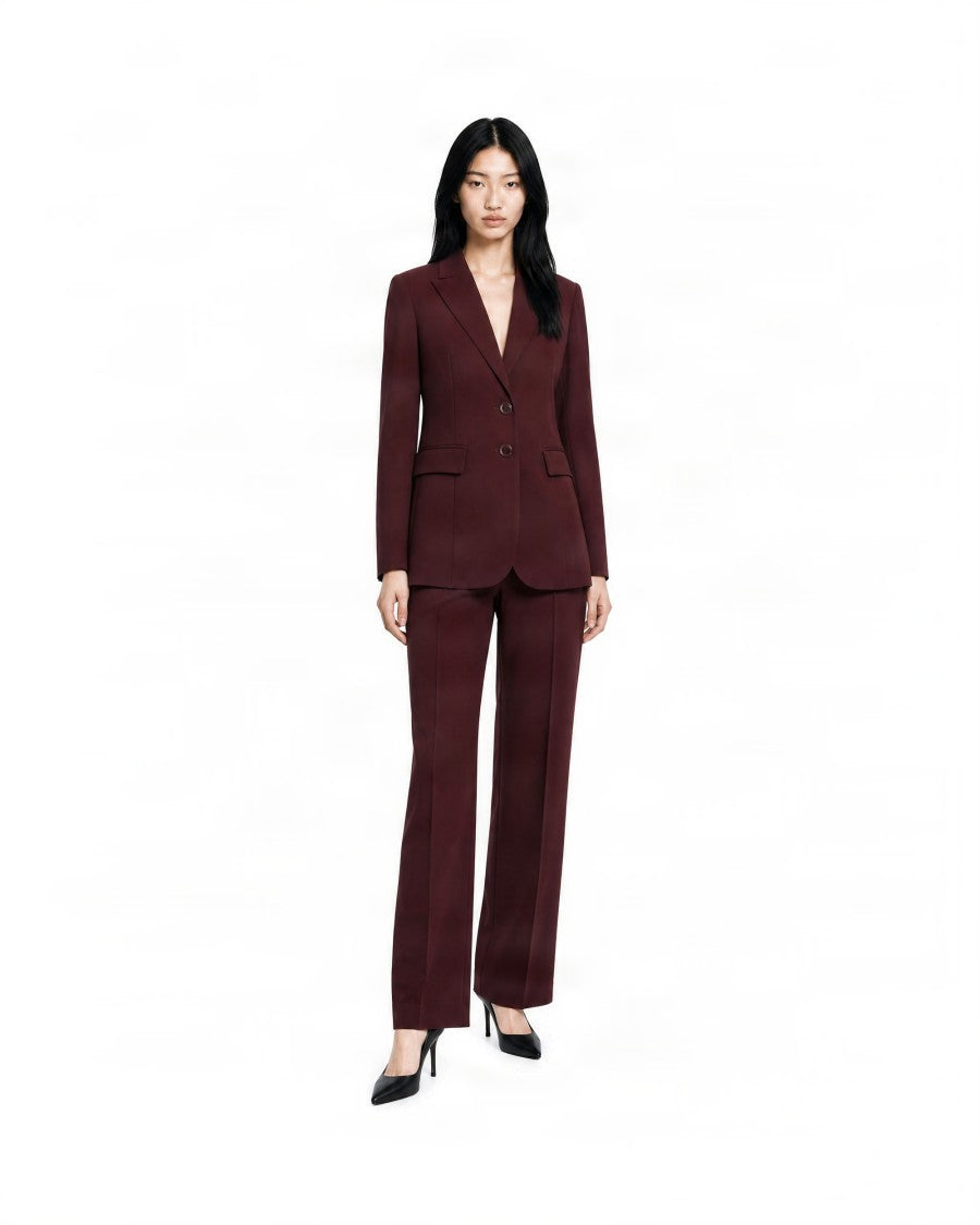 Patrizia Pepe Straight-Leg Pants With High Waist And Front Seams
