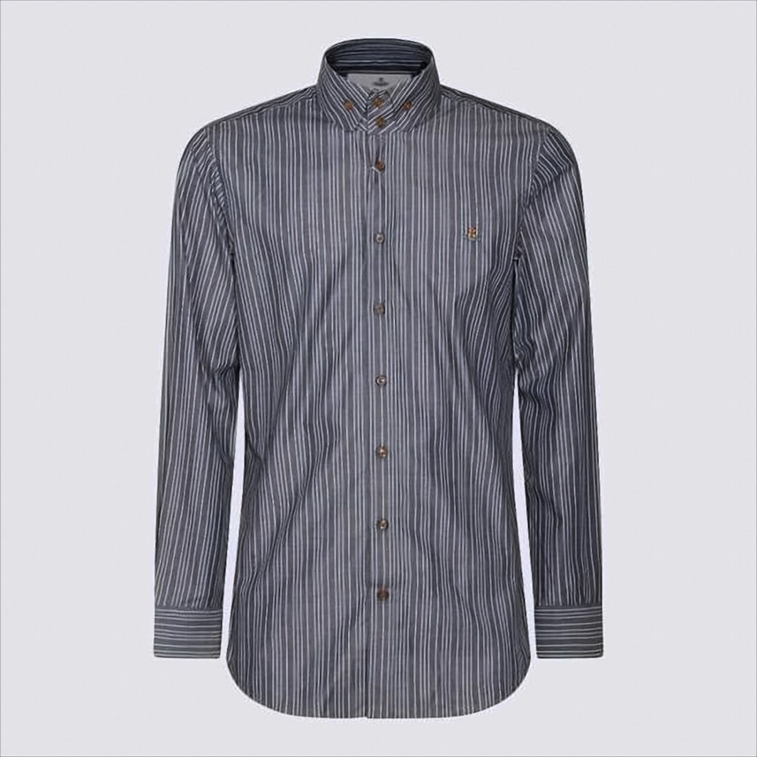 Vivienne Westwood Long-Sleeve Casual Shirt With Vertical Stripes