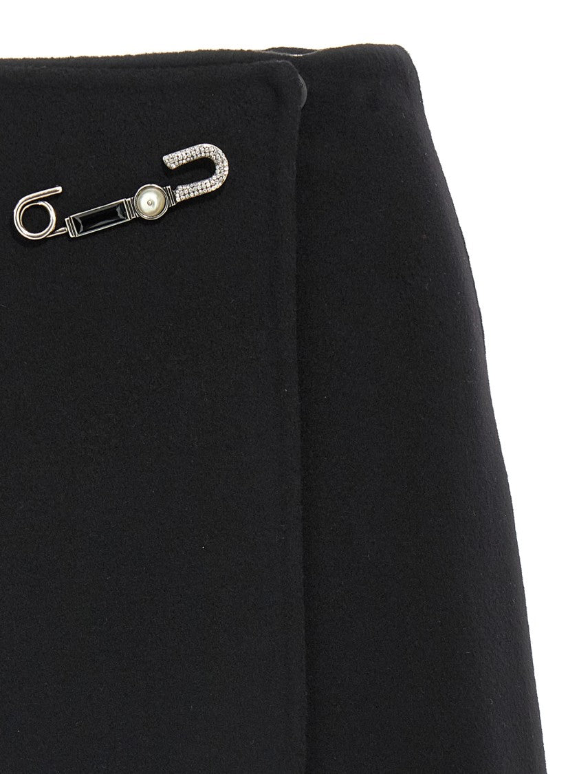 Ermanno Scervino Jewel Pin Skirt