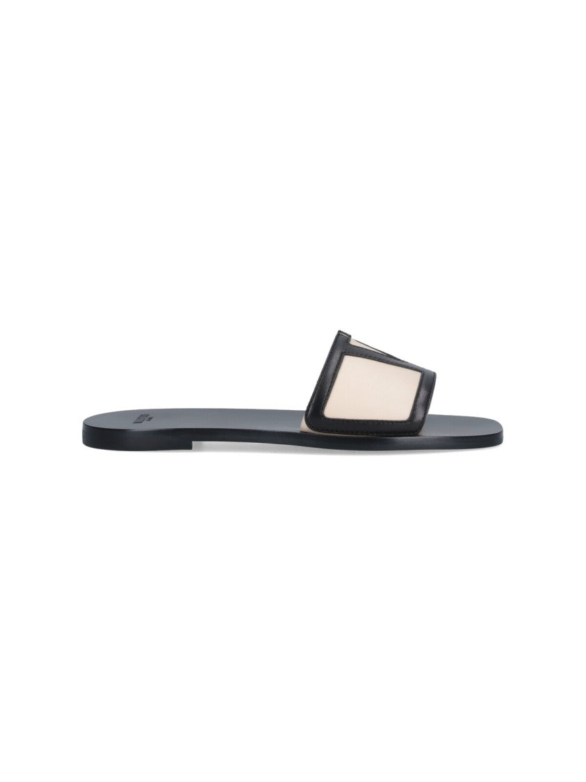 Valentino Garavani Superstar' Slide Sandals – Black