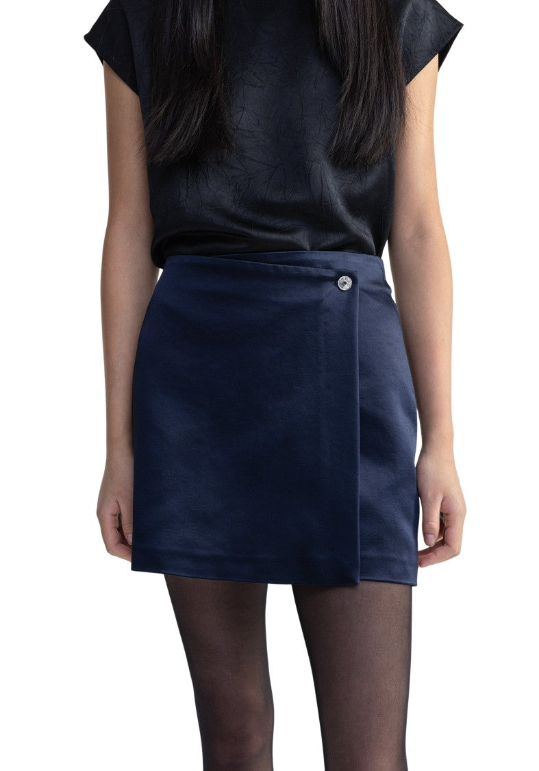 Aeron Stella - Heavy Satin Mini Skirt