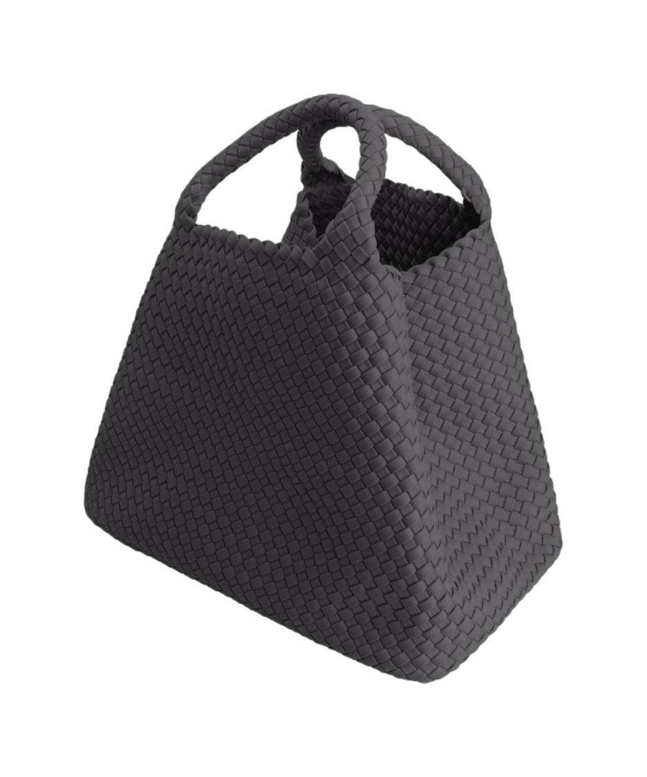 Marrea Spacious Neoprene Shopper With Textured Woven Pattern