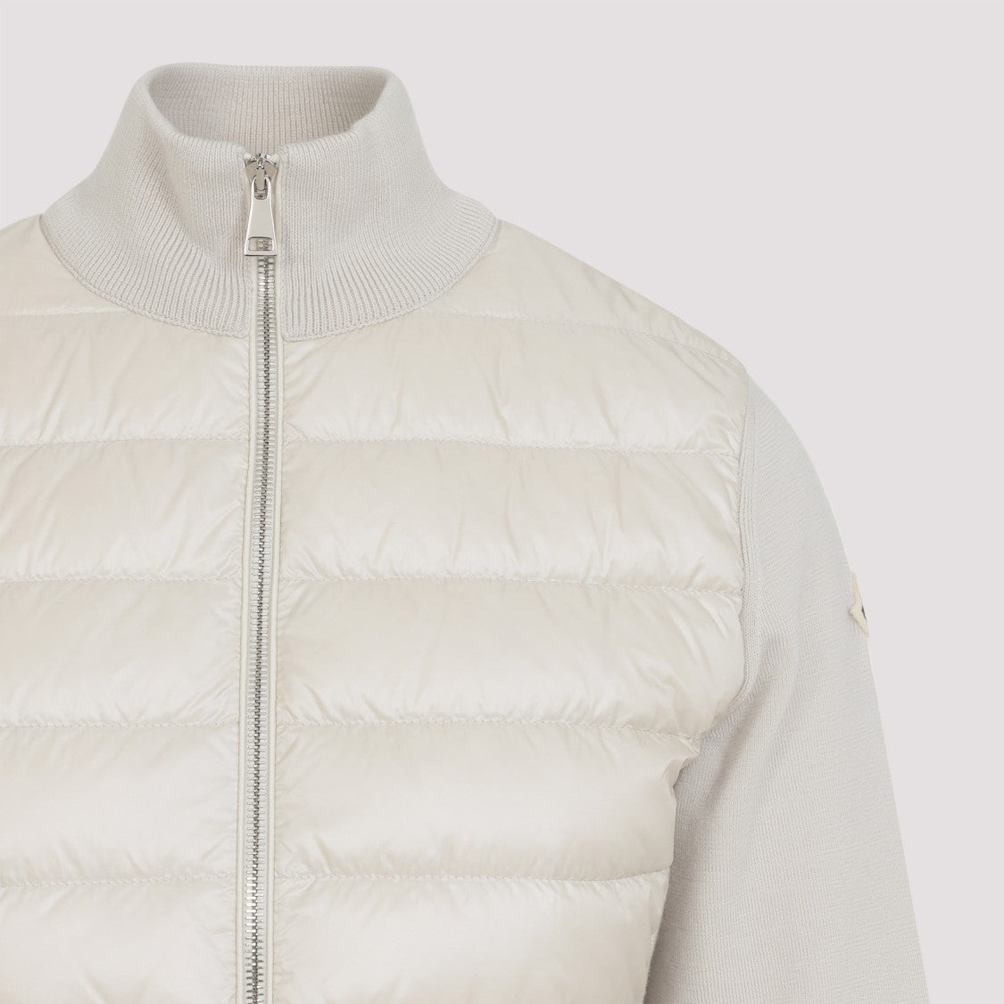 Moncler Light Beige Tricot Cardigan