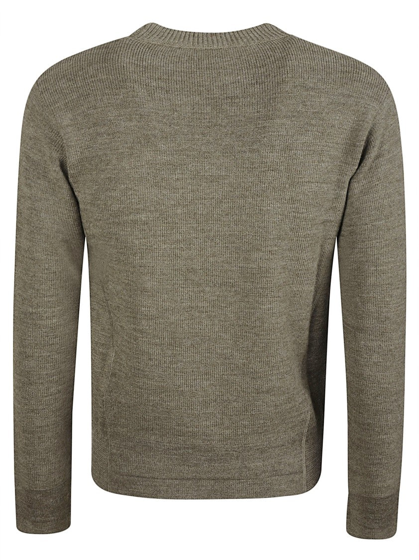Moncler Grenoble Finely Knit Virgin Wool Sweater