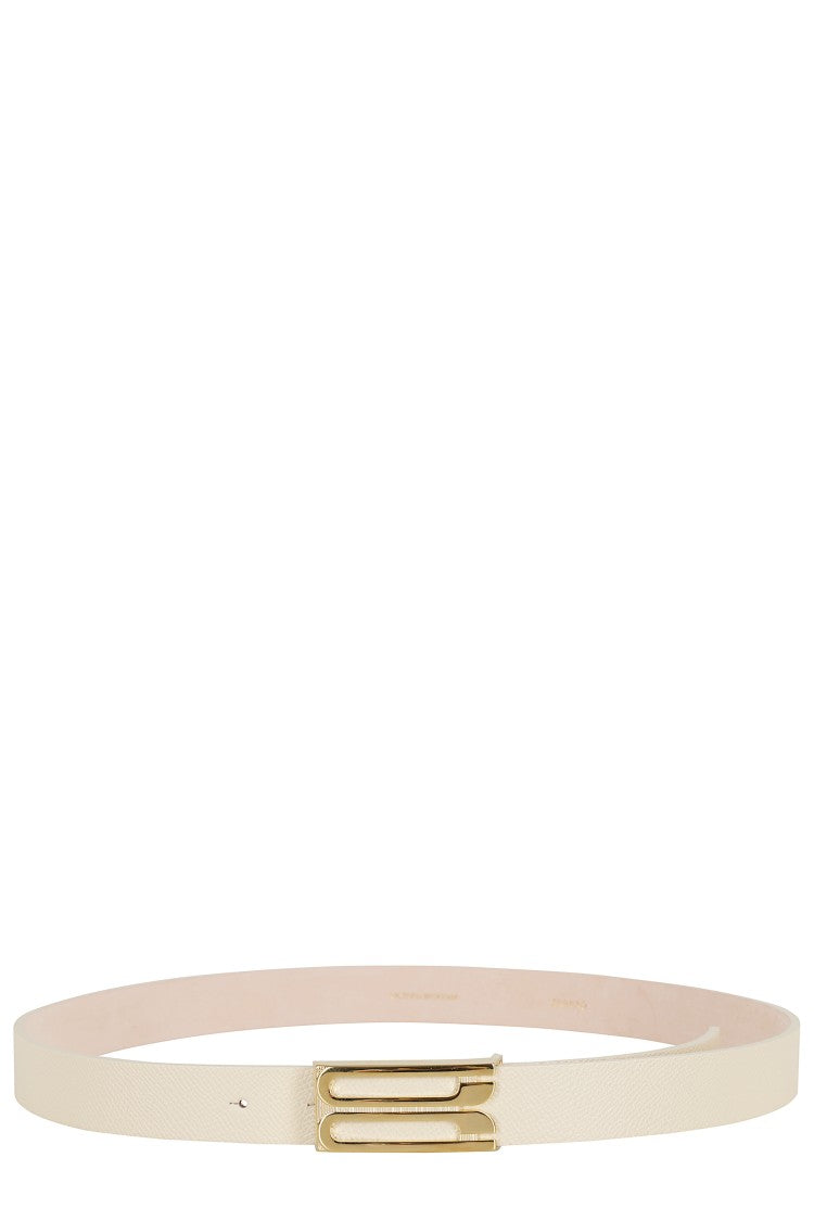 Victoria Beckham Ivory Regular Frame Belt