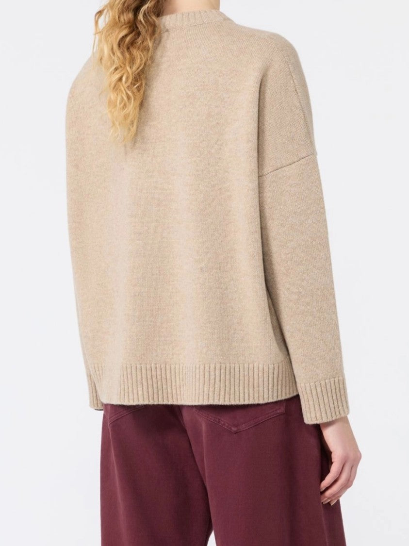 Weekend Wkdpavidi Dog Motif Geometric Knit Sweater
