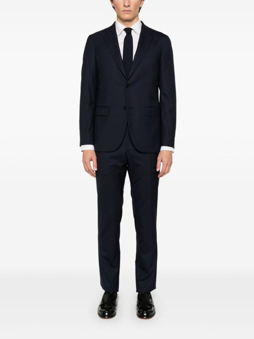 Boglioli Tailored Black Suit With Notch Lapels