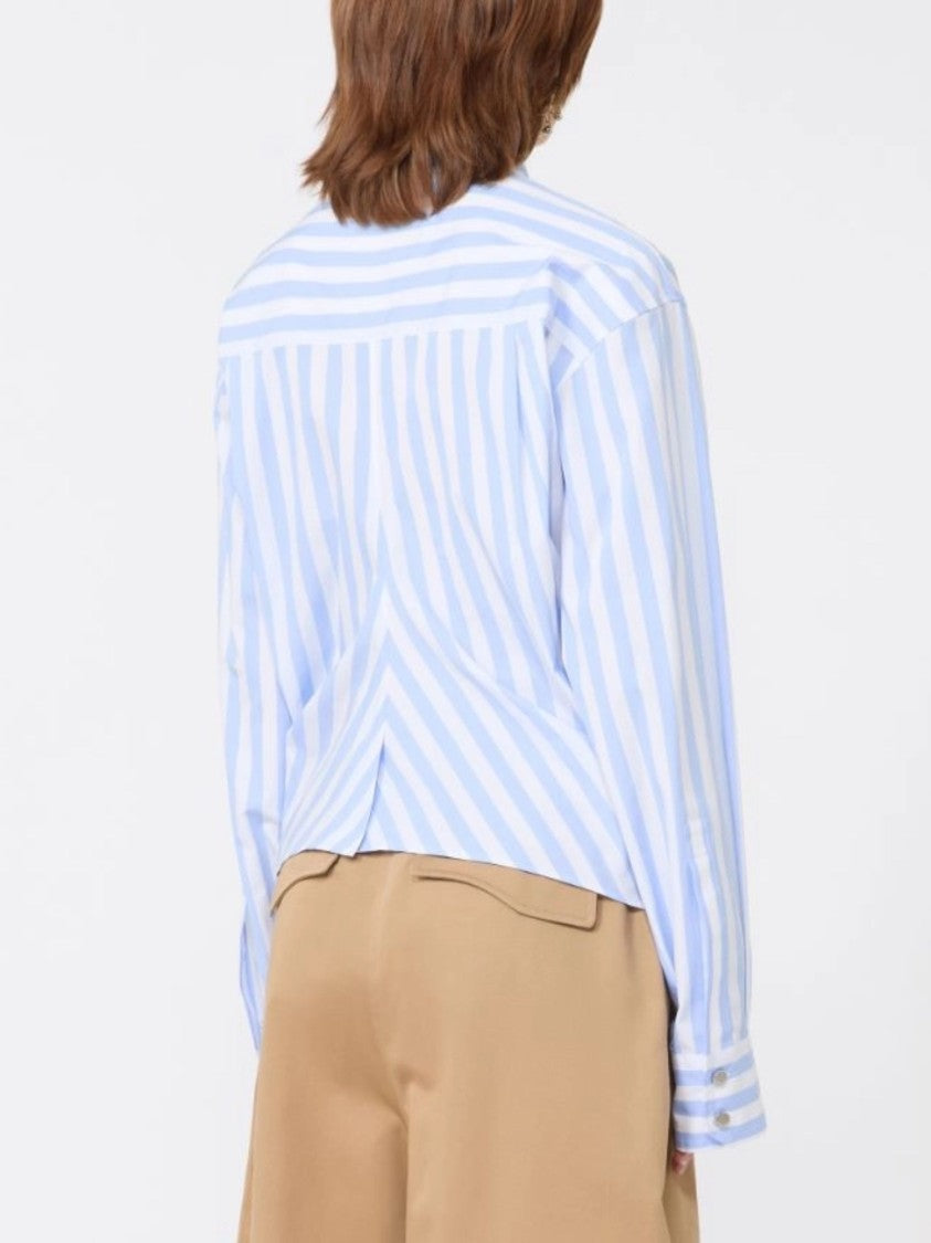 Sportmax Multicolor Vertical Striped Poplin Shirt