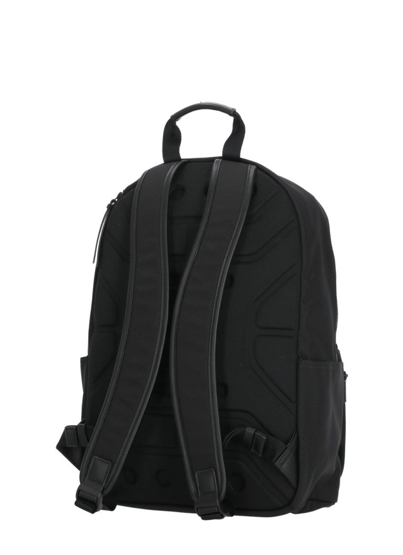 Premiata Blade 2140 Backpack With Embossed Logo And Multiple Compartments