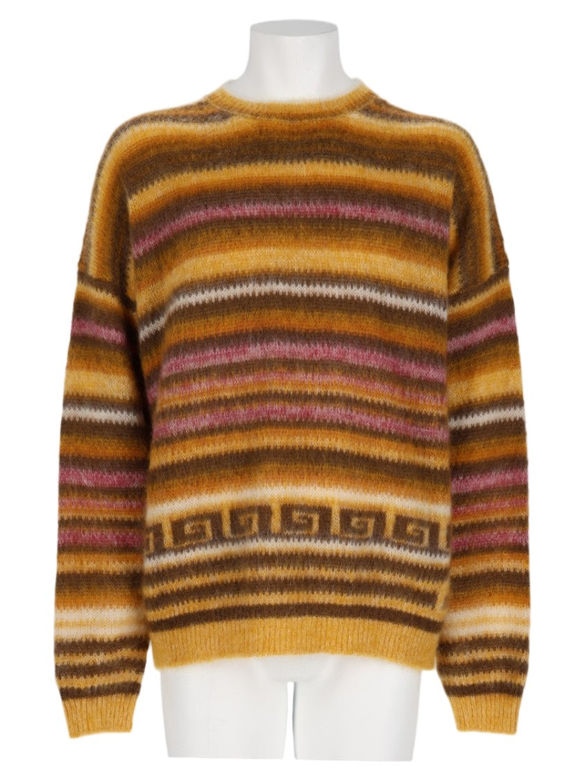 Isabel Marant Relaxed Fit Knit Sweater With Striped Pattern In Warm Tones