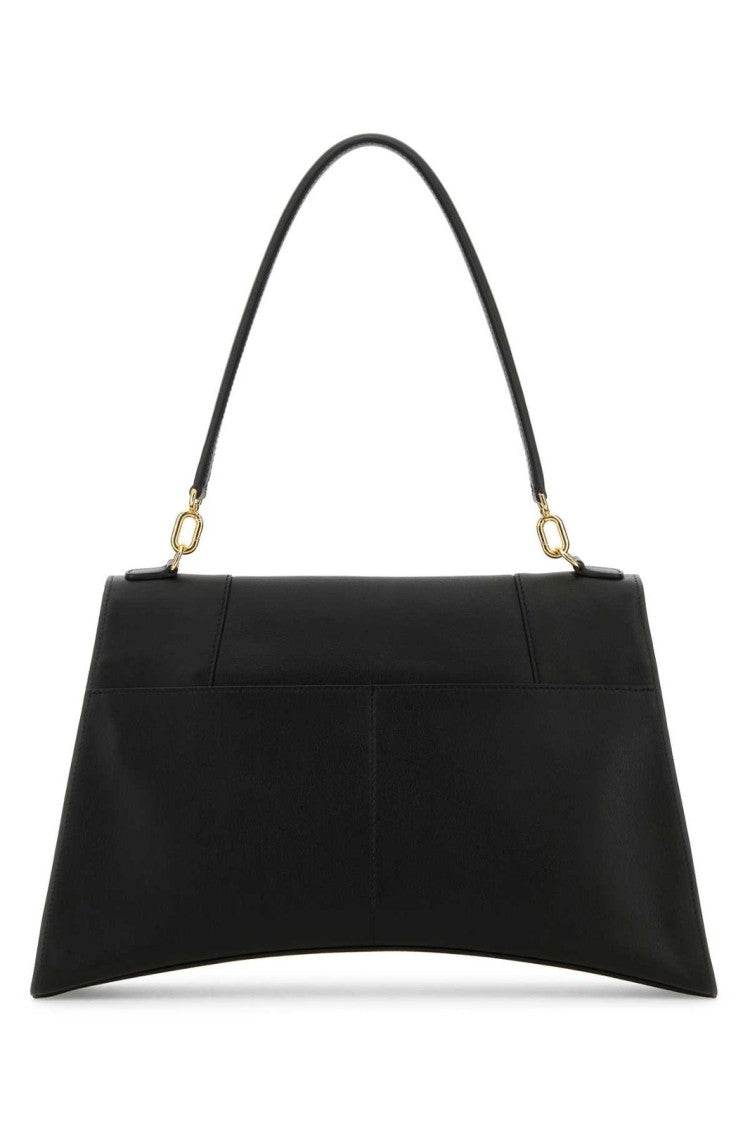 Balenciaga Structured Black Minimalist Bag With Clean Lines