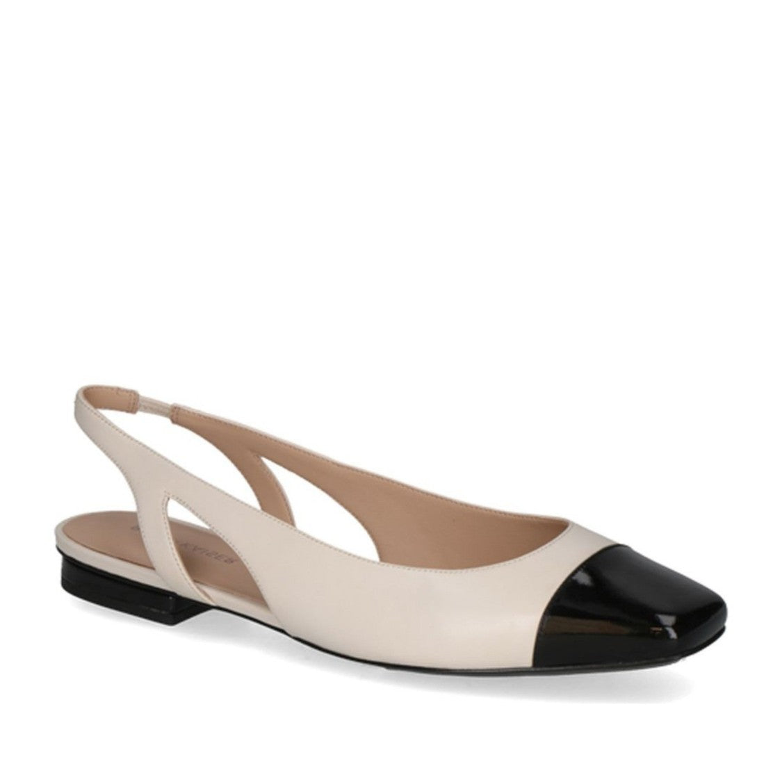 Peter Kaiser White Elegantly Crafted Leather Ballet Flats