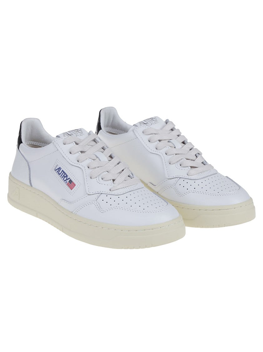 Autry Medalist Low White Leather Sneakers