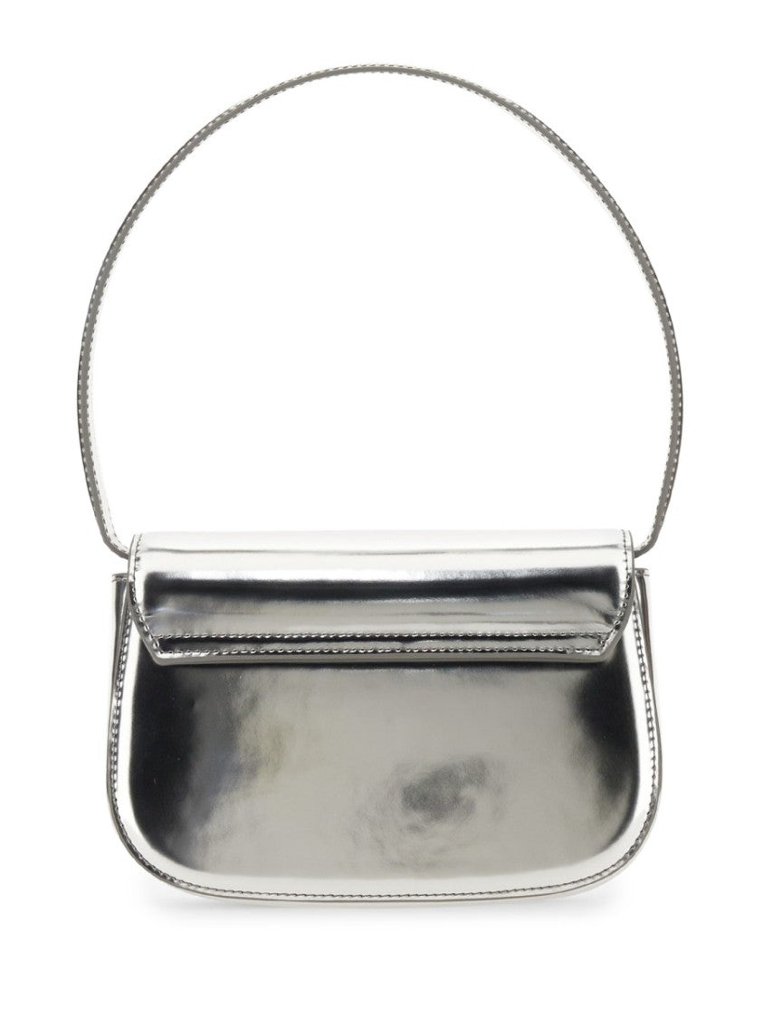 Diesel Silver Metallic Shoulder Bag