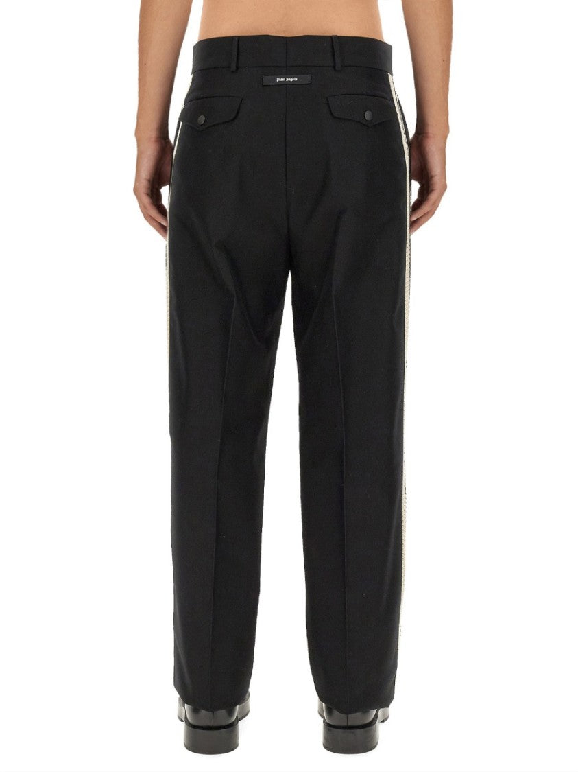 Palm Angels Pants With Logo Band
