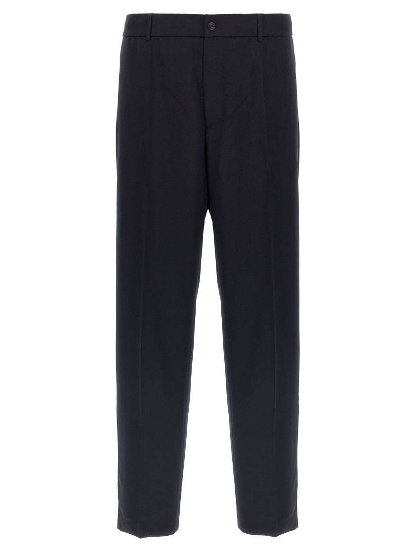 Moncler Wool Blend Gabardine Pants