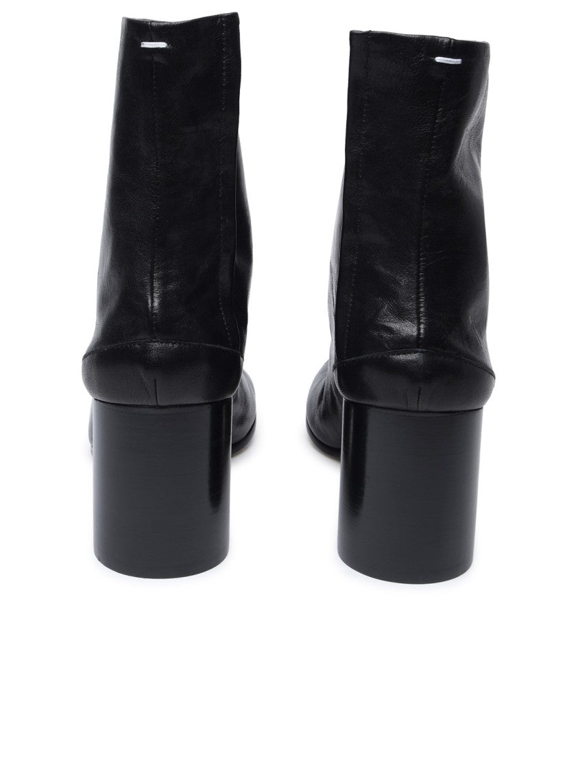 Maison Margiela Leather Tabi Ankle Boots