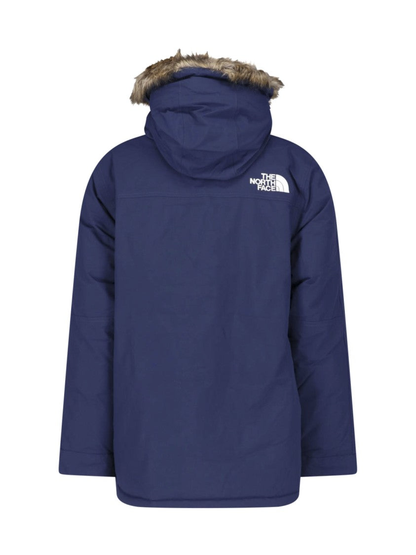The North Face Blue Mcmurdo Faux Fur Hooded Jacket