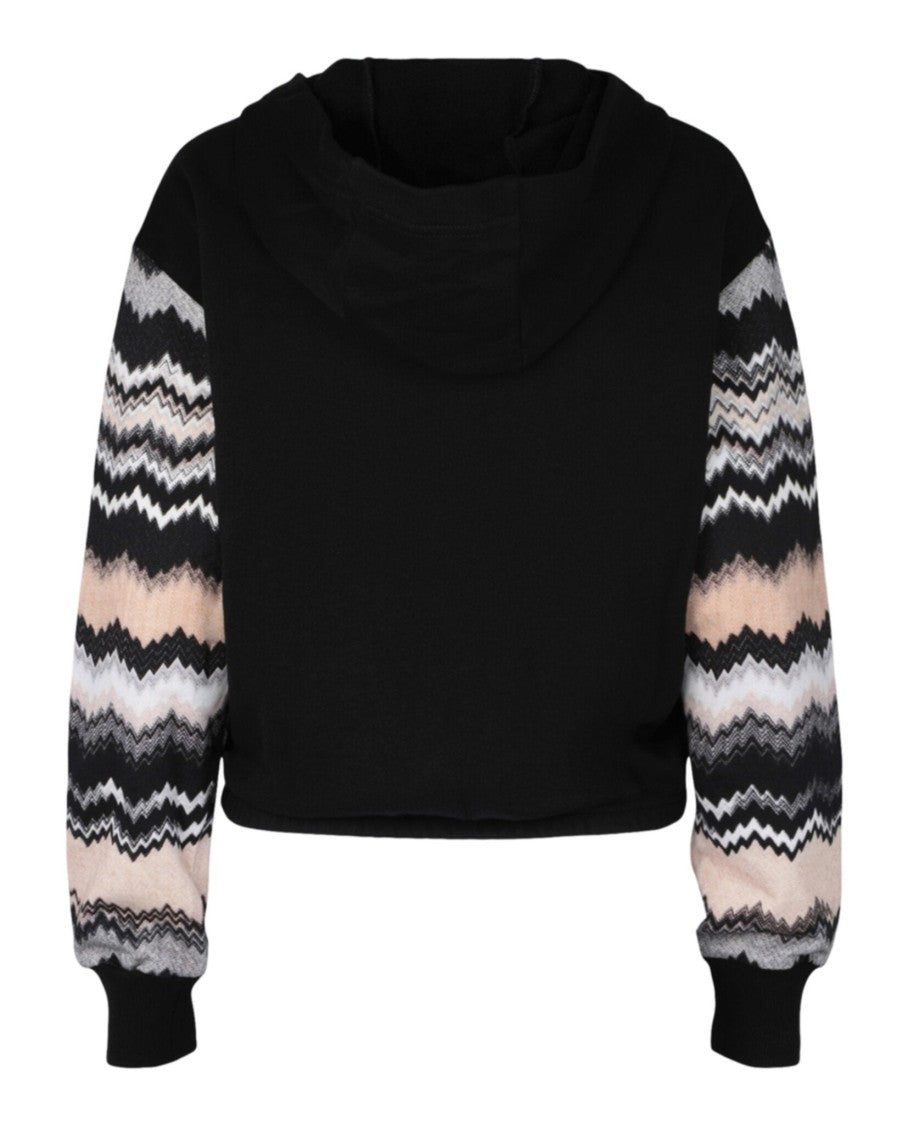 M Missoni Zigzag Drop-Sleeve Hoodie
