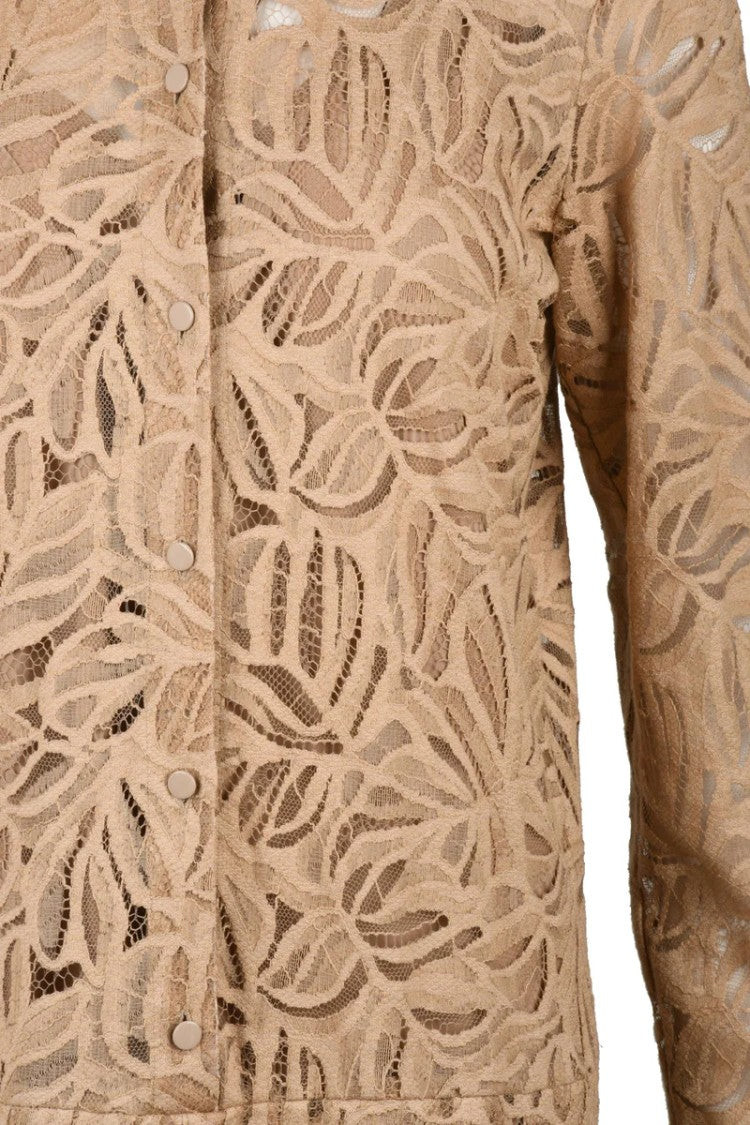 Max Mara Edotto Lace Dress Slip - Brown