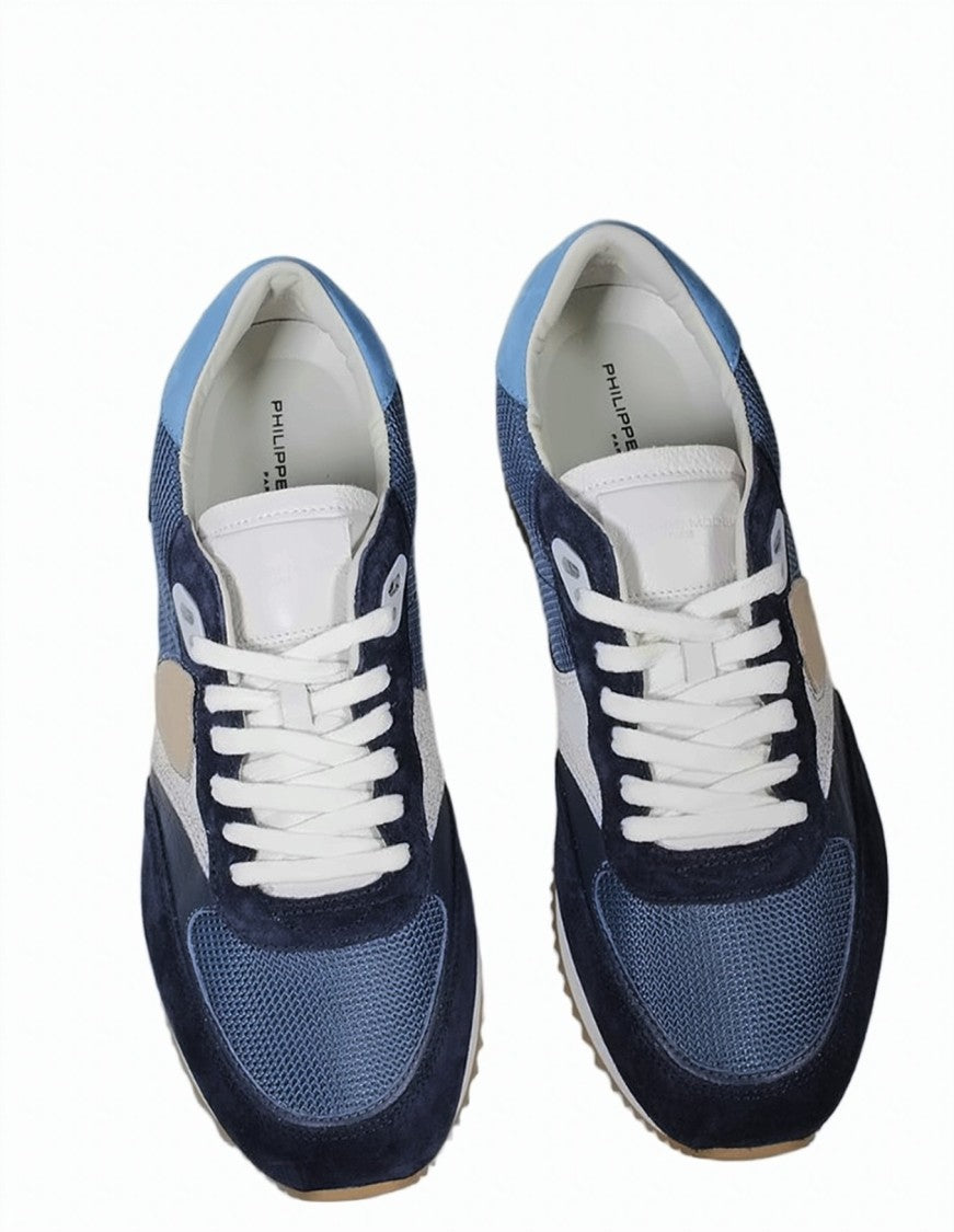 Philippe Model Bvlu Mesh Suede Running Sneakers