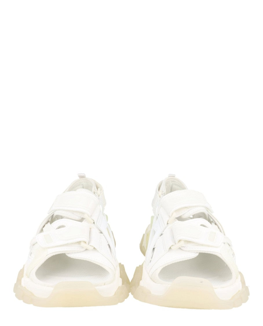 Balenciaga Sporty Caged Sandals With Chunky Sole And Embossed Branding