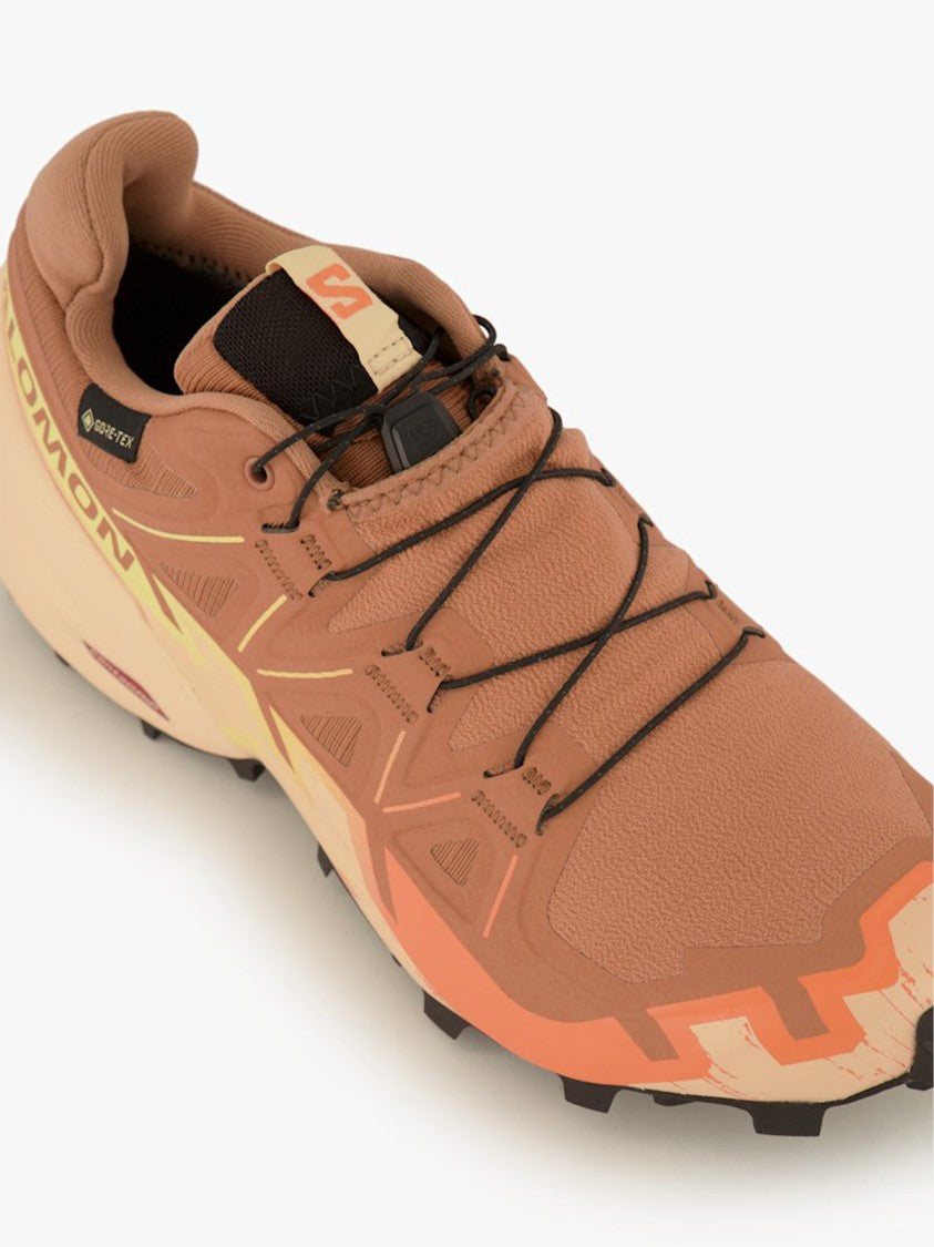 Salomon Brown Speedcross 6 Gtx Rugged Running Sneakers