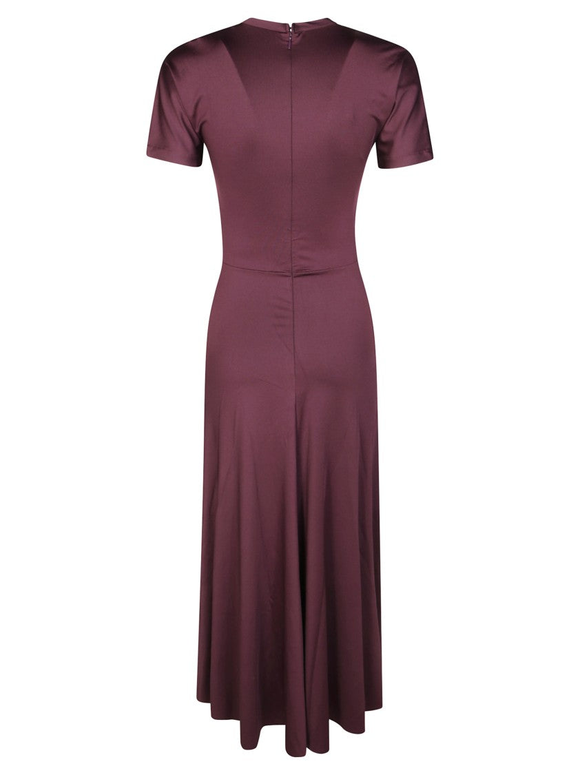 Victoria Beckham Floor-Length Black Dress With High Neckline