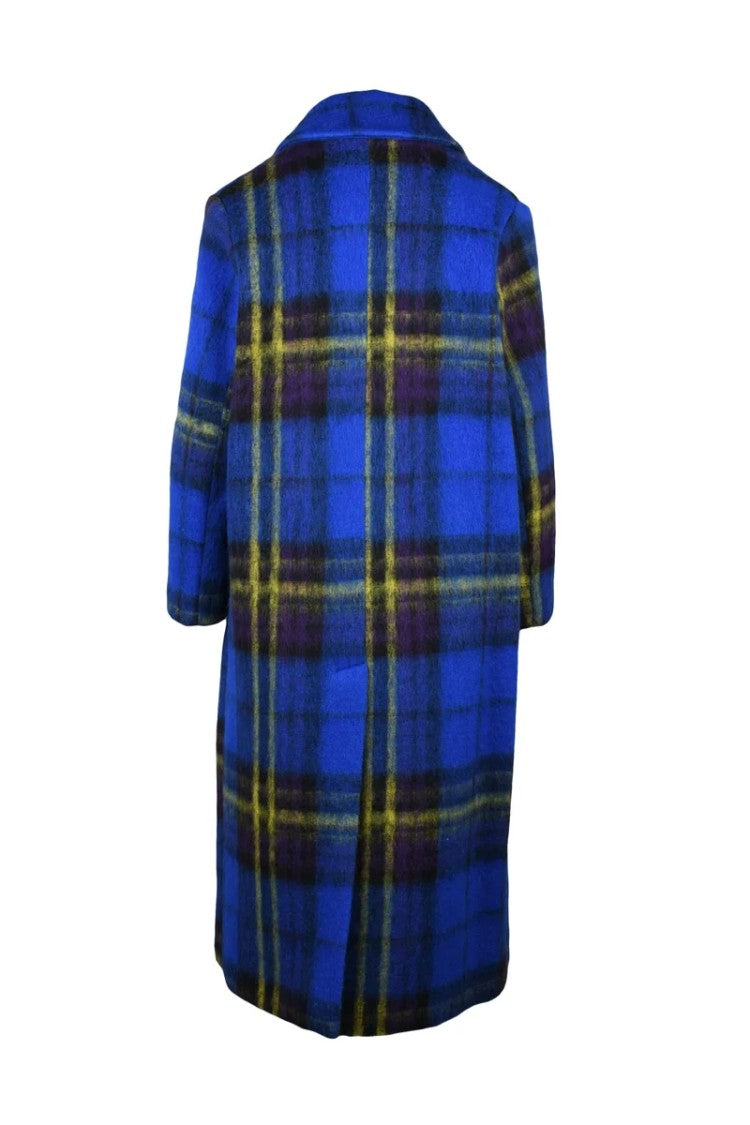 Oliver Horigamy Long Coat - Blue