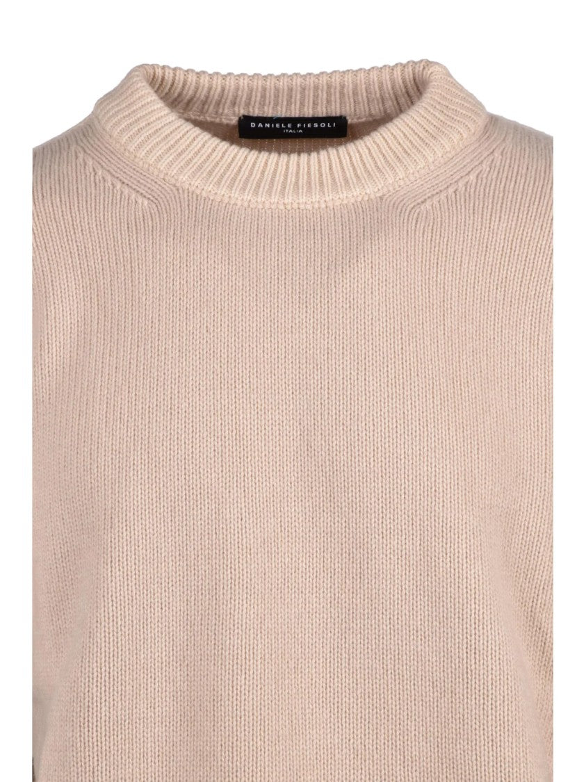 Daniele Fiesoli Crewneck Sweater In Extrafine Virgin Merino Wool