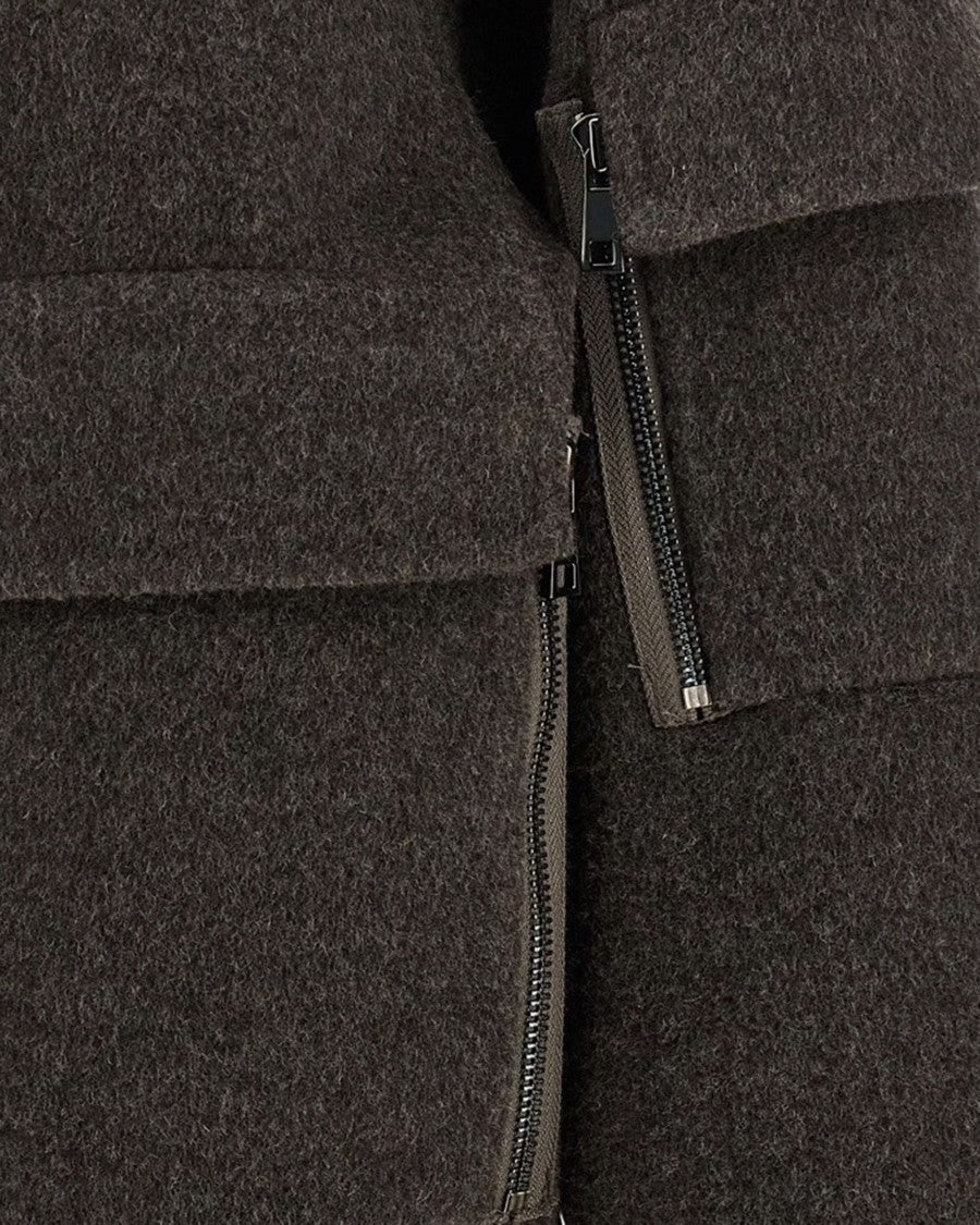 P.A.R.O.S.H. Dark Brown Wool Jacket