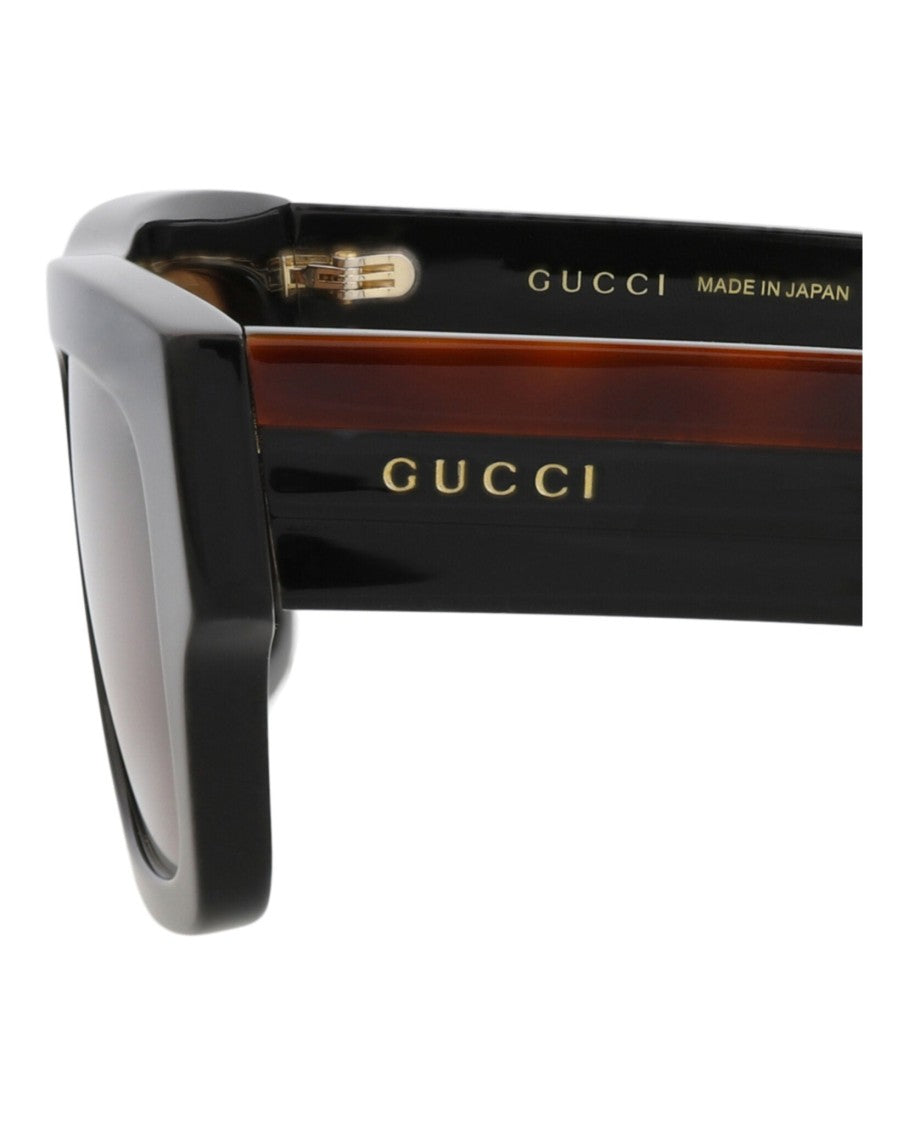 Gucci Square-Frame Recycled Acetate Sunglasses