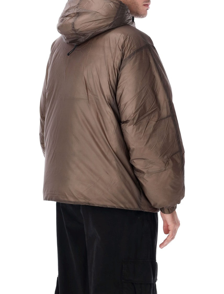 Roa Lightweight Semi-Sheer Hooded Down Jacket