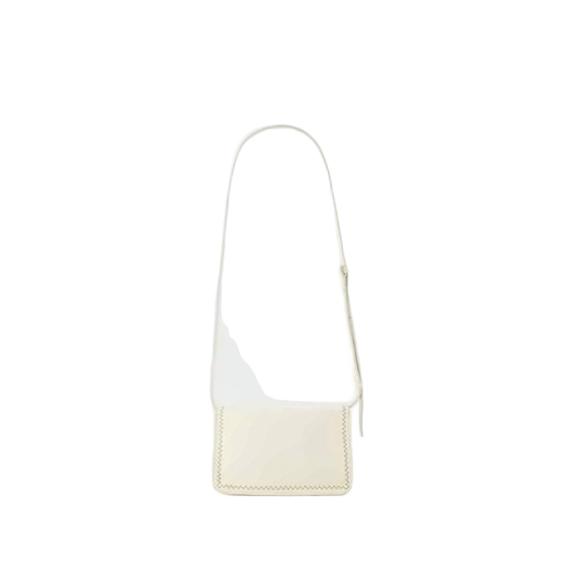Marni Structured White Calf Leather Crossbody Bag