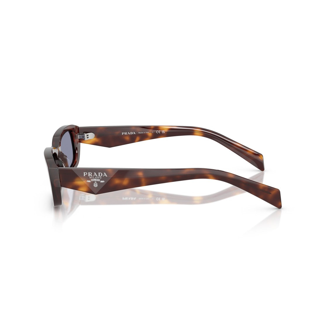 Prada 0Pr B06s Rectangular Tortoiseshell Acetate Sunglasses