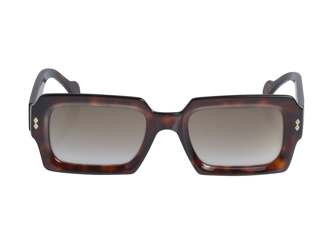 Kador Tortoiseshell Evy Glamour Gradient Oversized Square Sunglasses