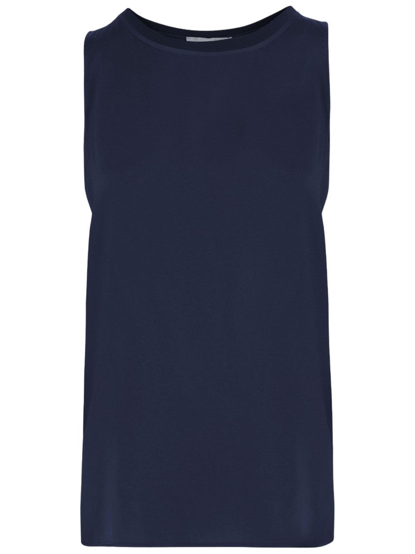 Q-Wins Sleeveless Stretch Cotton Top
