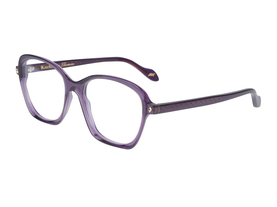 Kador Gold Trilly Glamour-V Geometric Oversized Square Eyeglasses